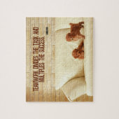 "Teamwork Success" Inspiration Zitat Puzzle (Vertikal)