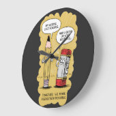 Teamwork Triumph Große Wanduhr (Winkel)