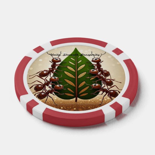"Teamwork Triumphs" Pokerchips (Einzeln)