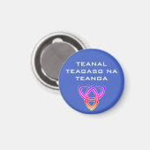 Teanal Teagasg na Teanga Magnet (Vorderseite/Rückseite)