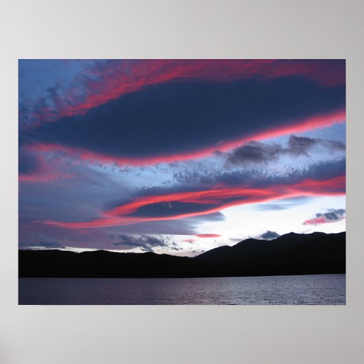 TeAnau Sunset Poster (Vorne)