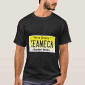 Teaneck New Jersey Hometown Nj License Plate Graph T-Shirt (Vorderseite)
