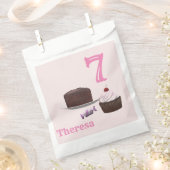 Teaparty Birthday Favor Bag Geschenktütchen (Ausgeschnitten)