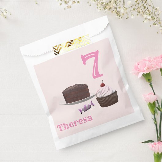 Teaparty Birthday Favor Bag Geschenktütchen
