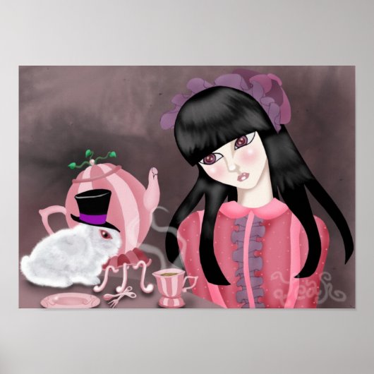 Teaparty Bunny Poster (Vorne)
