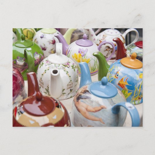 Teapos in Leipzig, Deutschland Postkarte (Vorderseite)