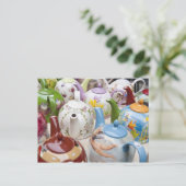 Teapos in Leipzig, Deutschland Postkarte (Stehend Vorderseite)