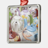 Teapos in Leipzig, Deutschland Silbernes Ornament (Links)