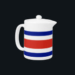 Teapot<br><div class="desc">Fügen Sie eine Touch Costa Ricaner Stolz zu Ihrem Tee-Zeit mit unserem eleganten Teekessel mit der Flagge von Costa Rica! Dieser Teekessel mit viel Liebe zum Detail ist mehr als nur ein funktioneller Gegenstand - er ist ein Feier des kulturellen und historischen Stolzes Costa Ricas. Das lebhafte Design zeigt die...</div>