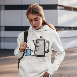 Teapot And Cup Hoodie