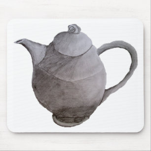 Teapot Art Illustration Mousepad