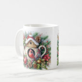 Teapot Birdhouse Kardinal 3 Kaffeetasse (Vorderseite Links)