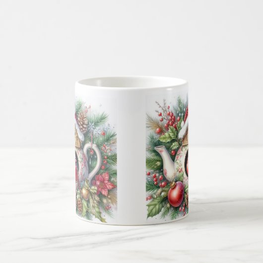 Teapot Birdhouse Kardinal 3 Kaffeetasse (Mittel)