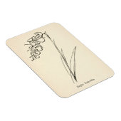 Teapot Blume Pflanze Vintage Jinglia tinkettlia Magnet (Rechte Seite)