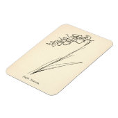 Teapot Blume Pflanze Vintage Jinglia tinkettlia Magnet (Linke Seite)