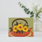 TEAPOT BOUQUET POSTKARTE (Stehend Vorderseite)