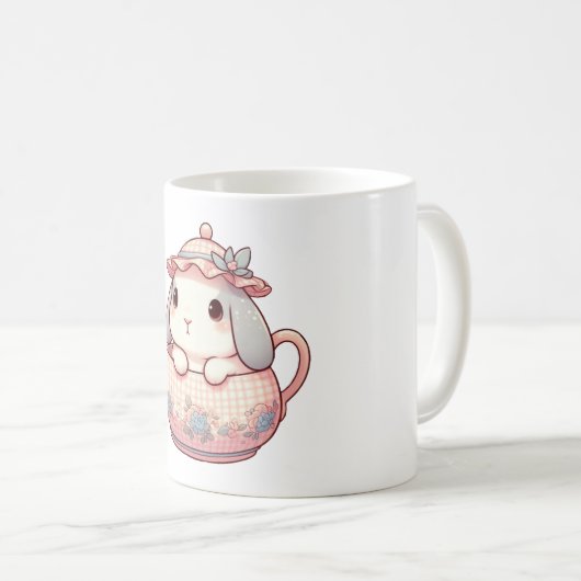 Teapot bunny kaffeetasse (VorderseiteRechts)