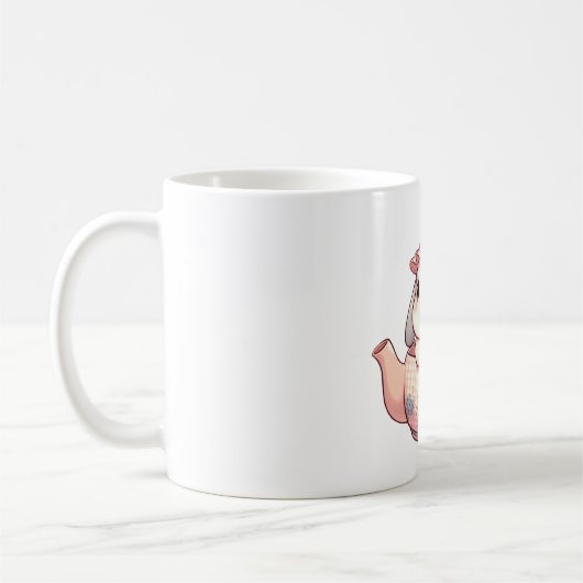 Teapot bunny kaffeetasse (Links)