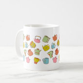 Teapot & Cup Pattern  Kaffeetasse (Vorderseite Links)