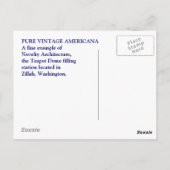 TEAPOT DOME NOVELTY ARCHITEKTUR Postcard ZILLAH Postkarte (Rückseite)