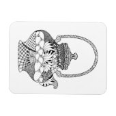 Teapot Doodle Magnet (Horizontal)