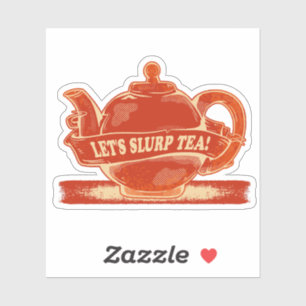 Teapot Funny Drinking Tee Aufkleber