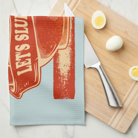 Teapot Funny Drinking Tee Geschirrtuch (Viertel Falte)