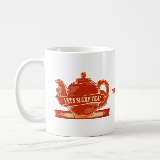 Teapot Funny Drinking Tee Kaffeetasse (Links)
