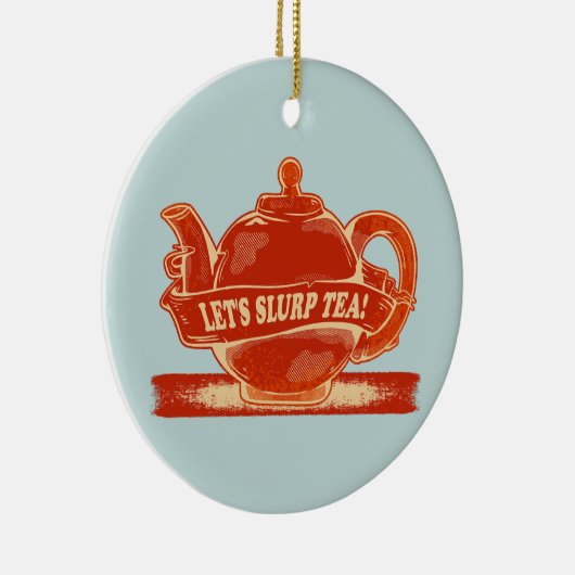 Teapot Funny Drinking Tee Keramik Ornament (Rechts)