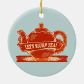 Teapot Funny Drinking Tee Keramik Ornament (Hinten)