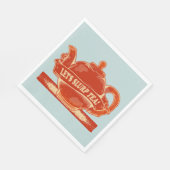 Teapot Funny Drinking Tee Serviette (Ecke)