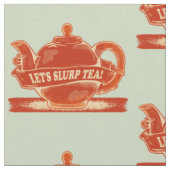 Teapot Funny Drinking Tee Stoff (Nahaufnahme)