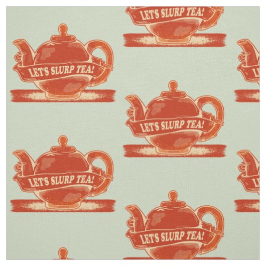 Teapot Funny Drinking Tee Stoff (Muster)