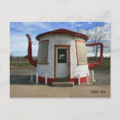 Teapot Gas Station - Zillah, Washington Postkarte (Vorderseite)