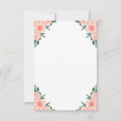 Teapot Macaron String Lights Rose Brautparty Einladung (Rückseite)