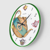Teapot Melody Große Wanduhr (Winkel)