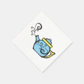 Teapot Paper Napkins Serviette (Ecke)