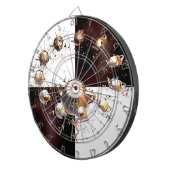 Teapot-Party Dartscheibe (Vorderseite rechts)