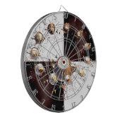 Teapot-Party Dartscheibe (Vorderseite Links)