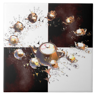 Teapot-Party Fliese