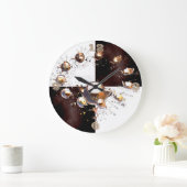 Teapot Party Große Wanduhr (Zuhause)