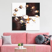 Teapot-Party Leinwanddruck (Insitu (Wohnzimmer))