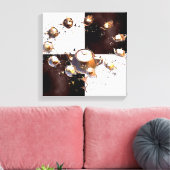 Teapot-Party Leinwanddruck (Insitu (Wohnzimmer))