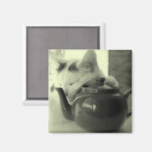 Teapot Pillow Magnet (Vorderseite/Rückseite)