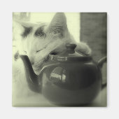 Teapot Pillow Magnet (Vorne)