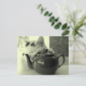 Teapot Pillow Postkarte (Stehend Vorderseite)
