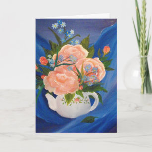 Teapot-Rose von Julia Morrill Karte