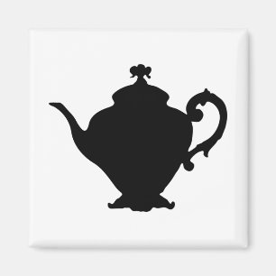 Teapot Silhouette Magnet