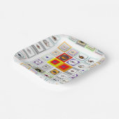 Teapot Wiederholung Pappteller (Gewinkelt)