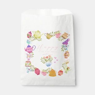 Teapots und Cups zum Geburtstag Geschenktütchen